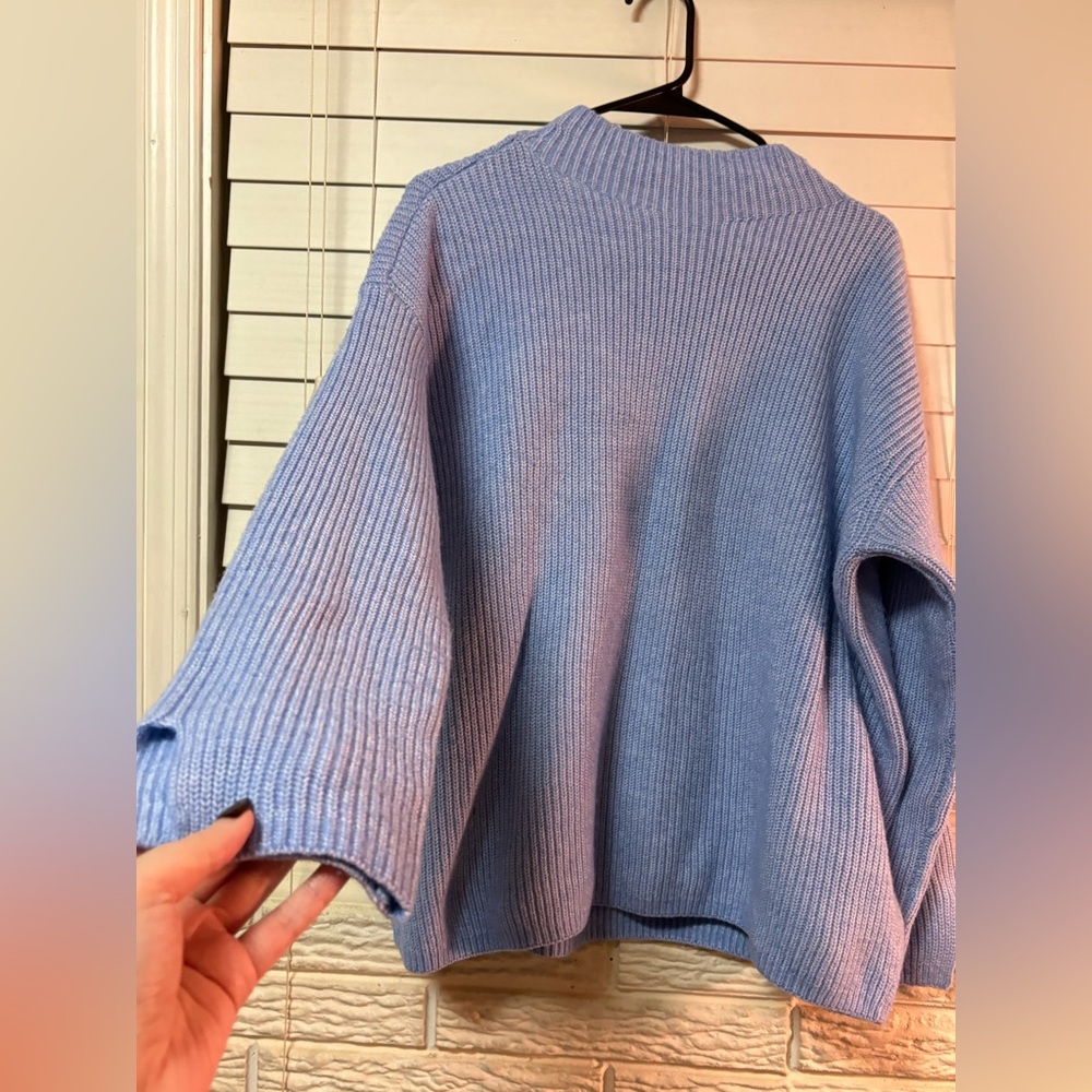LOFT Blue Knit Sweater